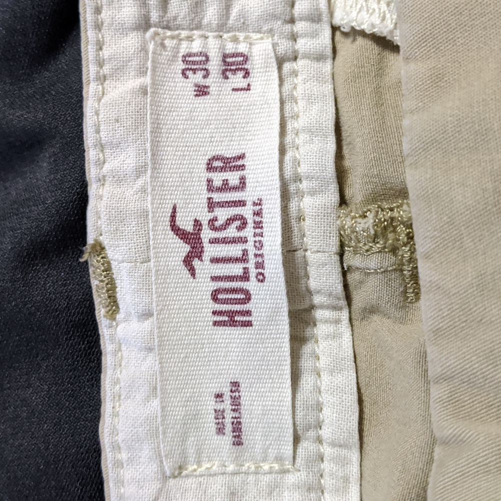 Hollister men's Khaki original slim straight epic flex